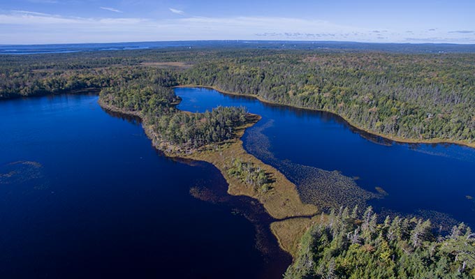 Landschaft von Cape Breton Island