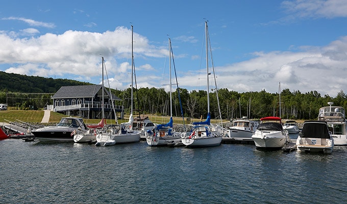 Jachthafen am Segelparadies Bras d´ Or Lake - Cape Breton Island - Kanada