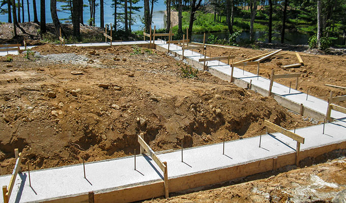 Fundament - Insel Cape Breton -Erschließung von Canadian Pioneer Estates Ltd. - Seegrundstück 