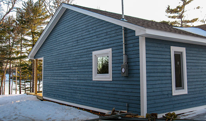 Haus in Kanada bauen - Nova Scotia - Haus am See - Außenansicht