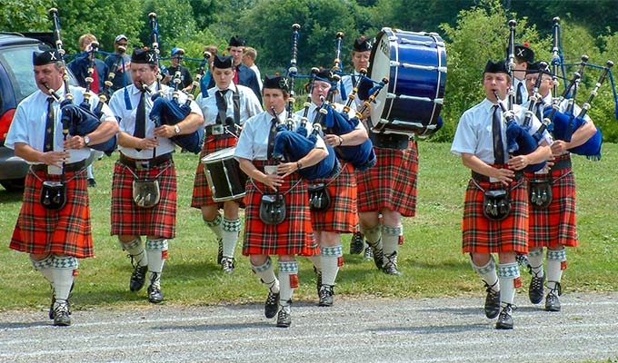 Nova Scotia Tradition der Schotten - Highland Games in Antigonish