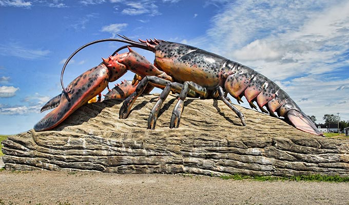 Hummer in Nova Scotia - Die Fischindustrie ist ein wichtiger Teil der kanadischen Wirtschaft 